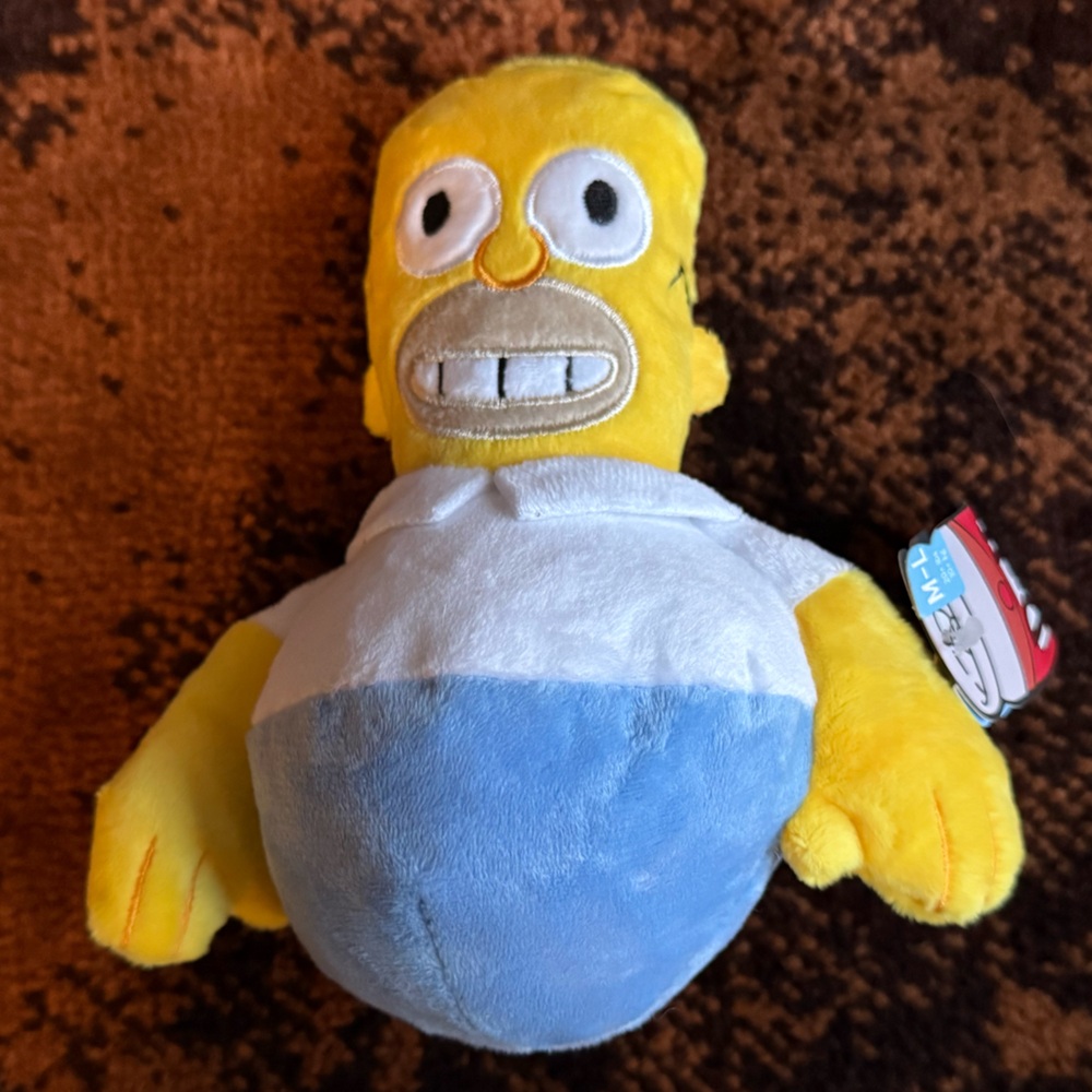BARK BOX Homer Simpson Dog Toy - M-L